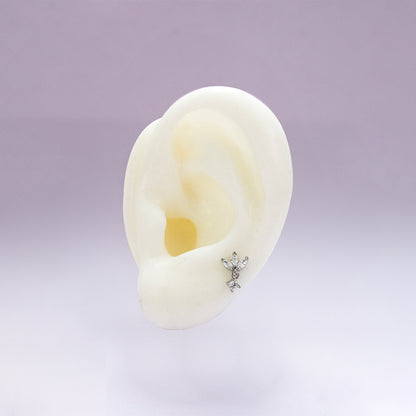 Piercing Circonia Plateado Plata