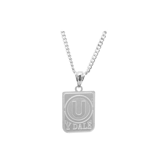 Collar Universitario Dale U Plateado Plata