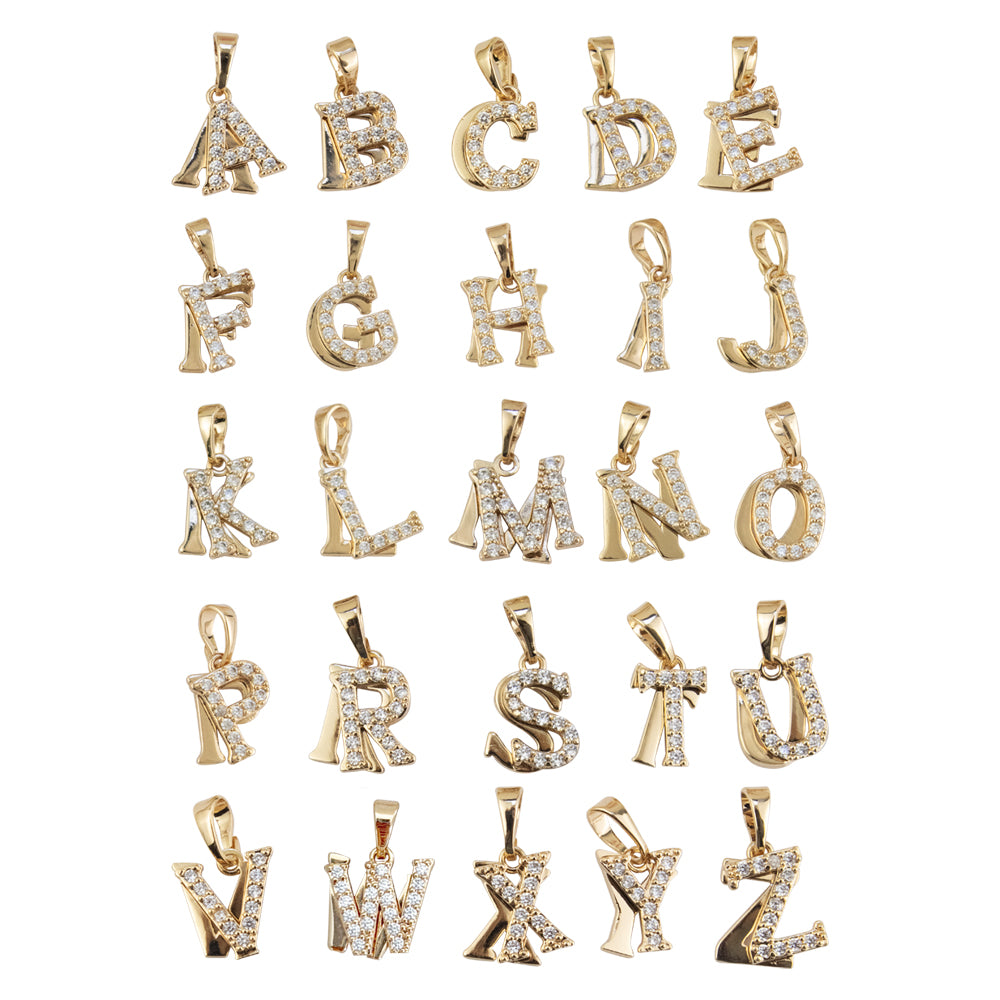 Collar Inicial con Corazón Rose