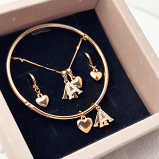 Box Premium 3 piezas: Set Inicial (Collar + Pulsera + Aretes)