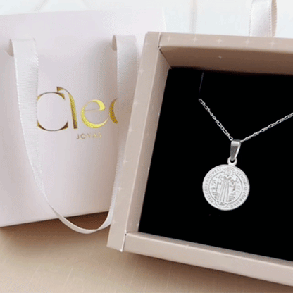 Collar San Benito Grande Plata