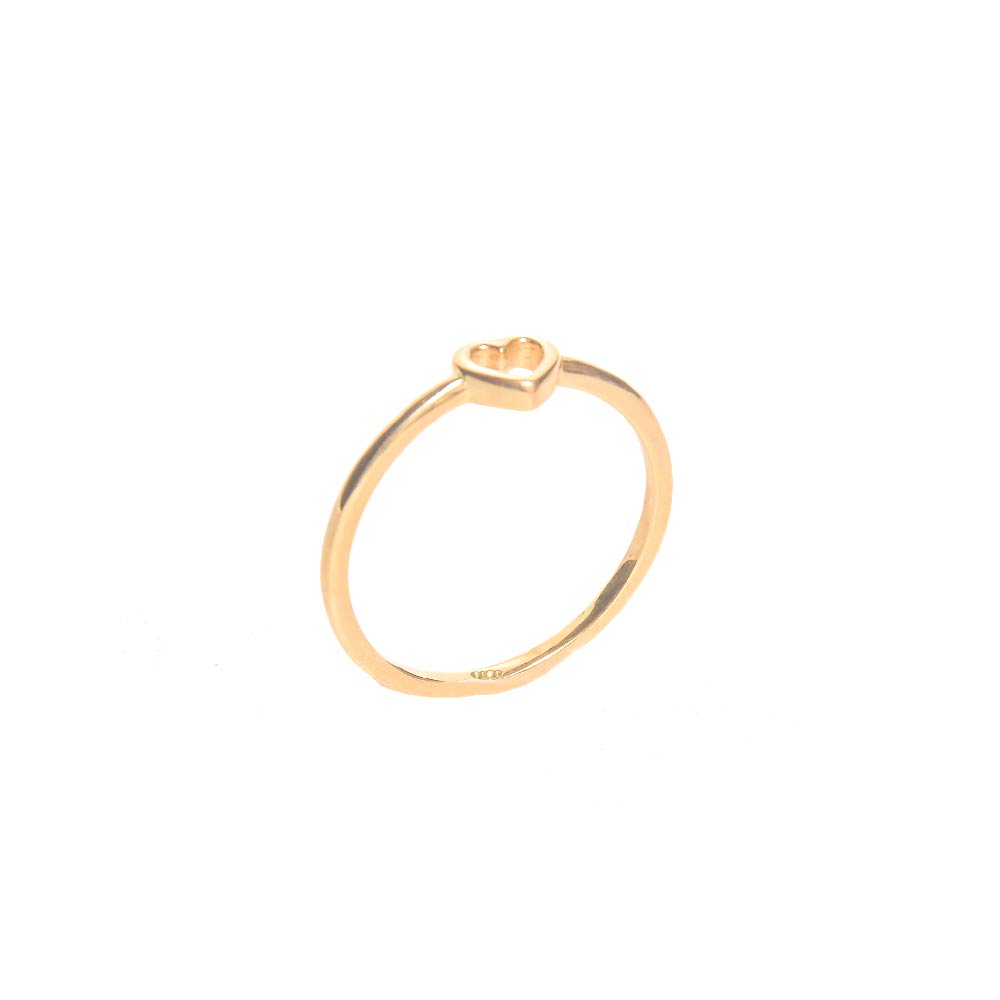 Anillo Heart Corazón Oro 18k