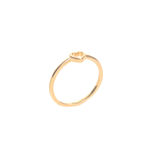 Anillo Heart Corazón Oro 18k