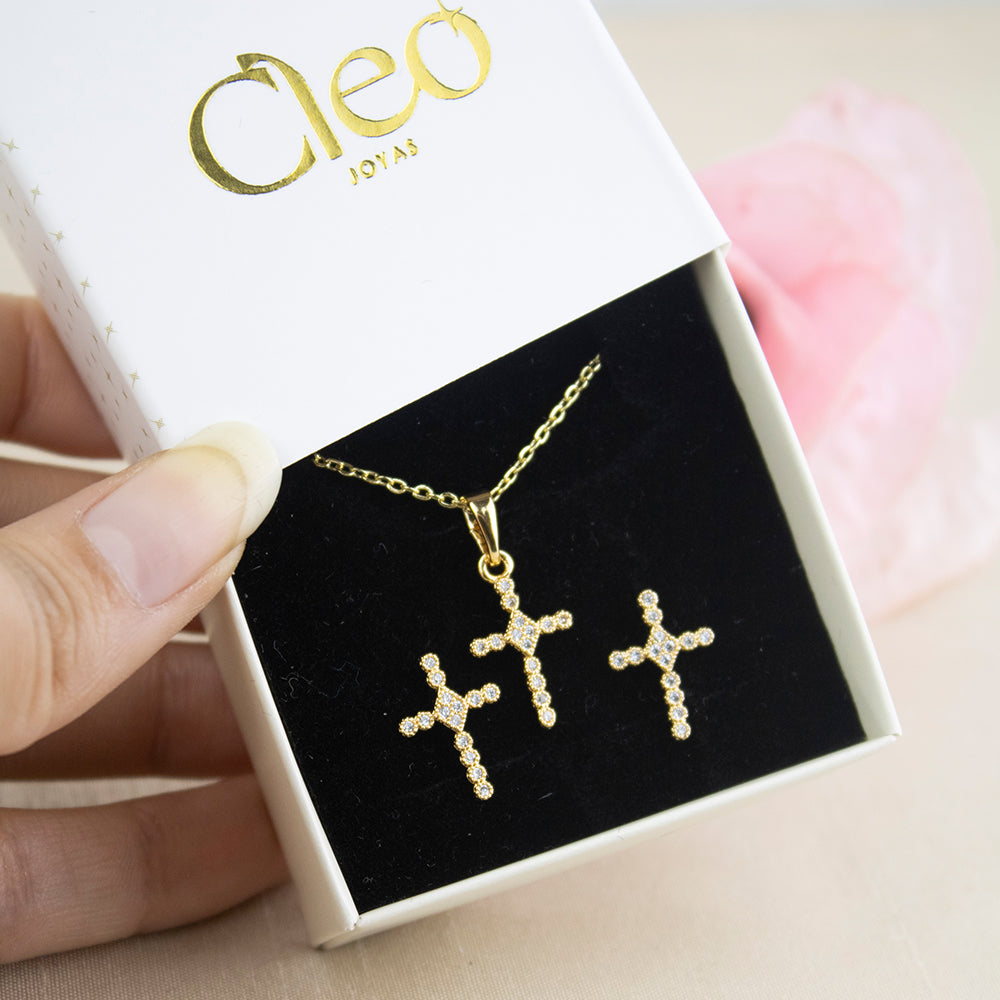 Set Cruz con circones