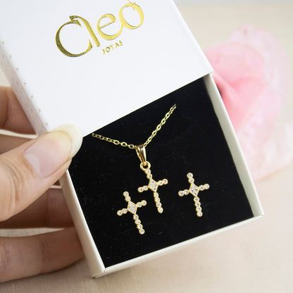 Set Cruz con circones