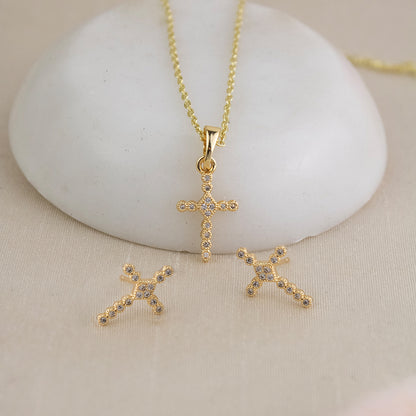Set Cruz con circones