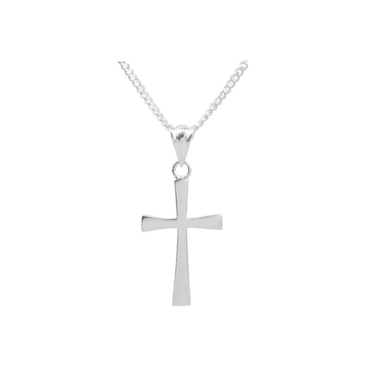 Collar Cruz Lisa Plata