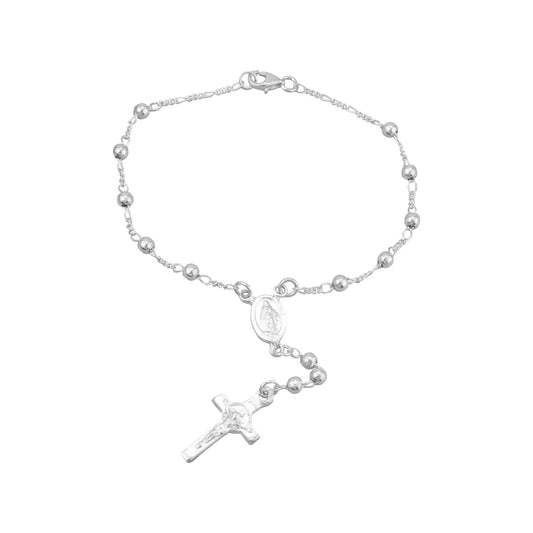 Pulsera Denario Virgen Plata