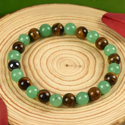 Pulsera Atracción de Abundancia de Piedras Naturales