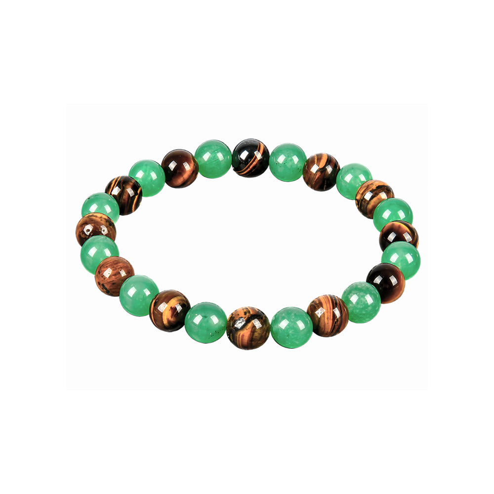 Pulsera Atracción de Abundancia de Piedras Naturales