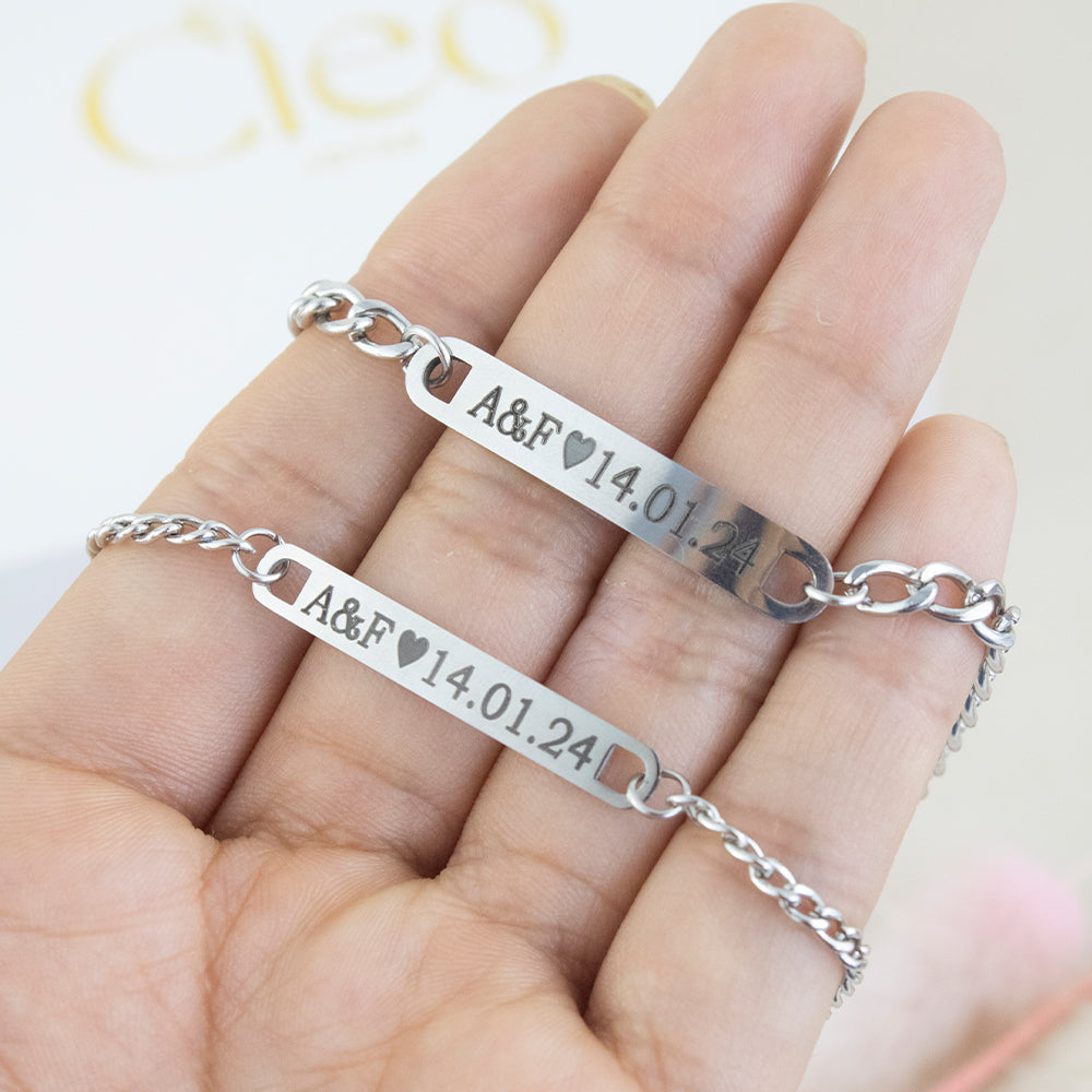 Set Premium de Esclavas con Grabado