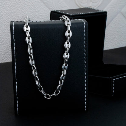 Set Eslabones Plateado Hombre
