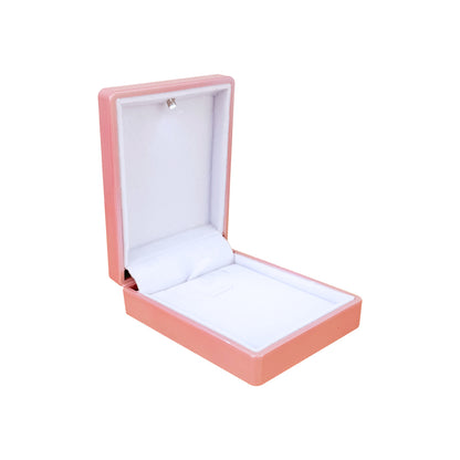 Estuche Caja Rectangular Rosa con Luz Led