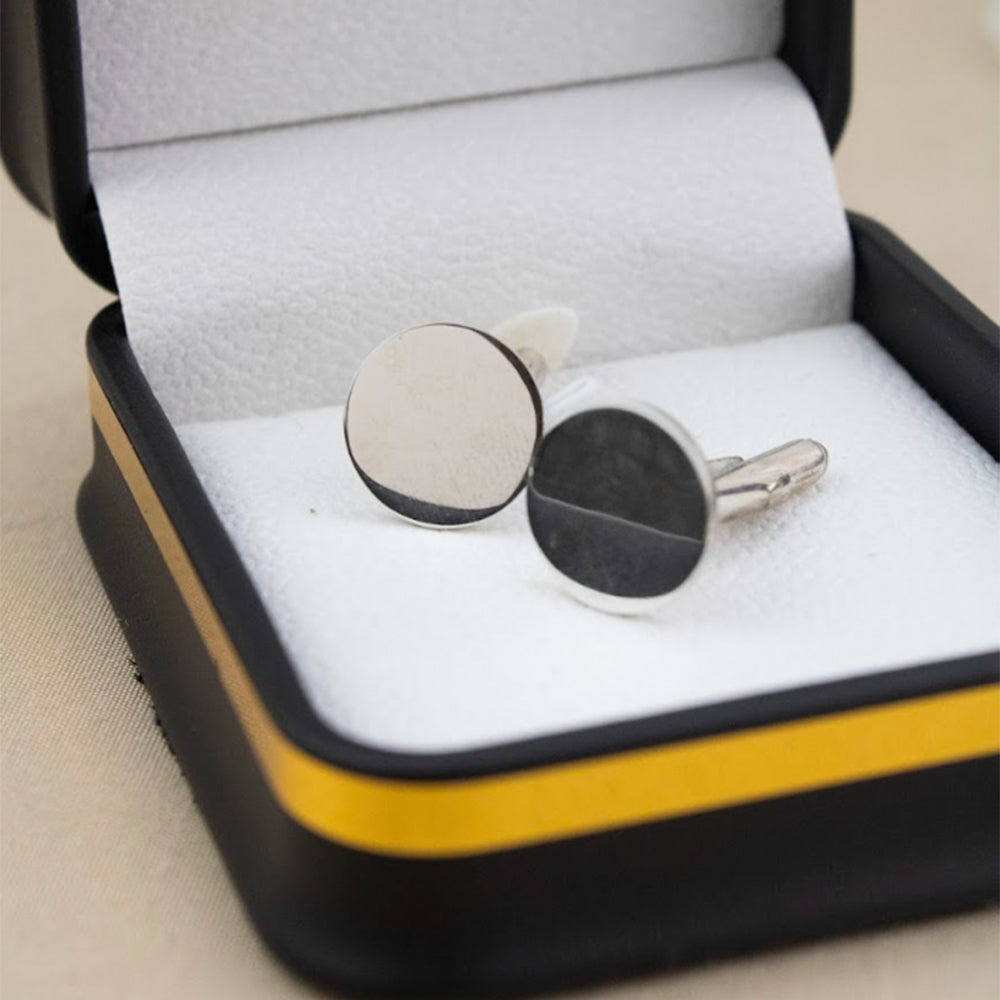 Gemelos Circulares de Plata