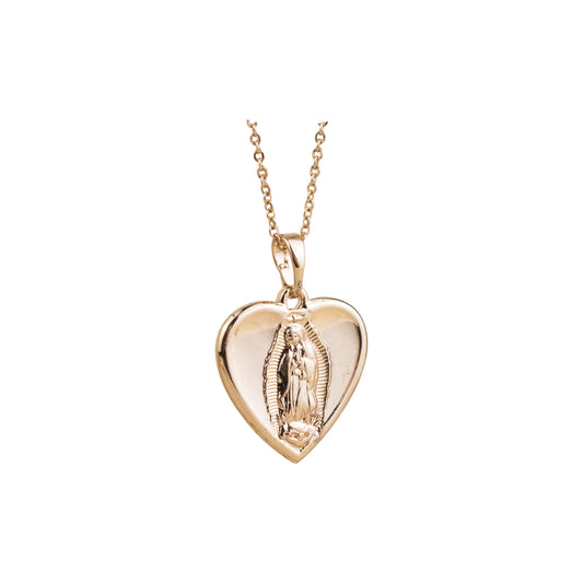 Collar Virgen de Guadalupe Rose