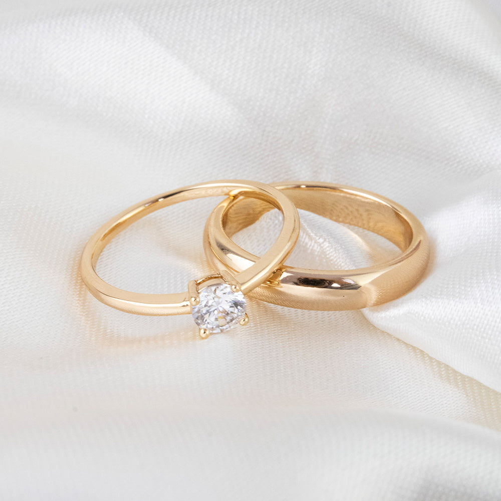 Set Anillos de Promesa Honeymoon