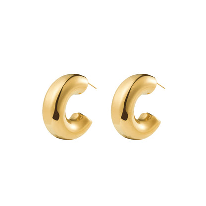 Arete Hoop Tight Plateado