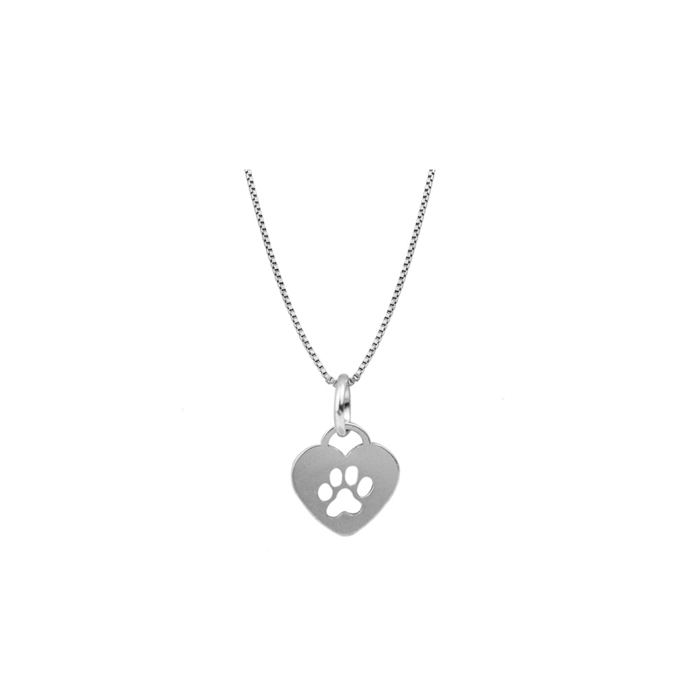 Collar Huella de Amor Pet Lover Plata