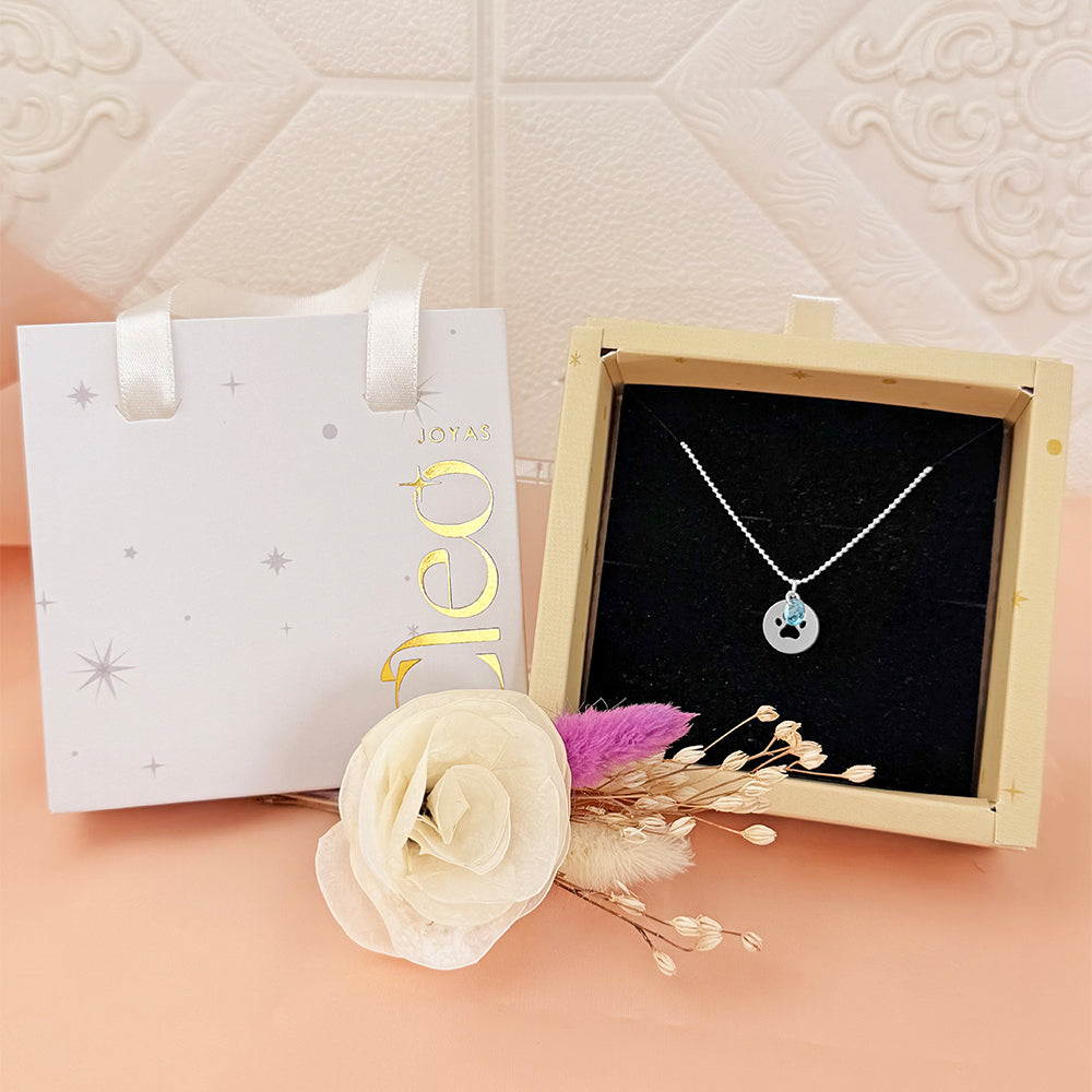 Collar Huella Pet Lover Plata