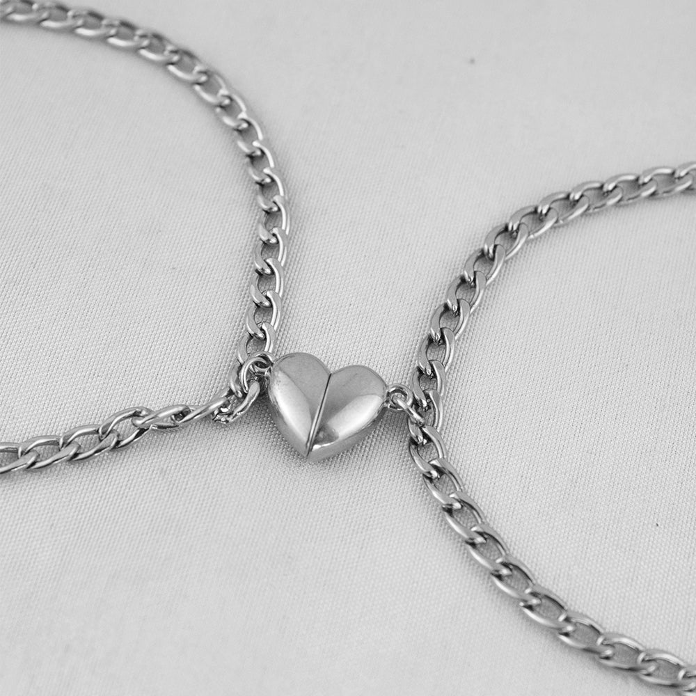 Set x3 Corazón Imantado Acero