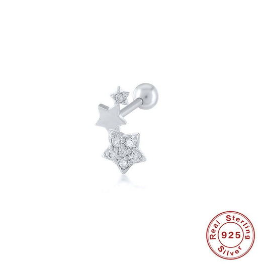 Piercing Estrellas Luana Plata