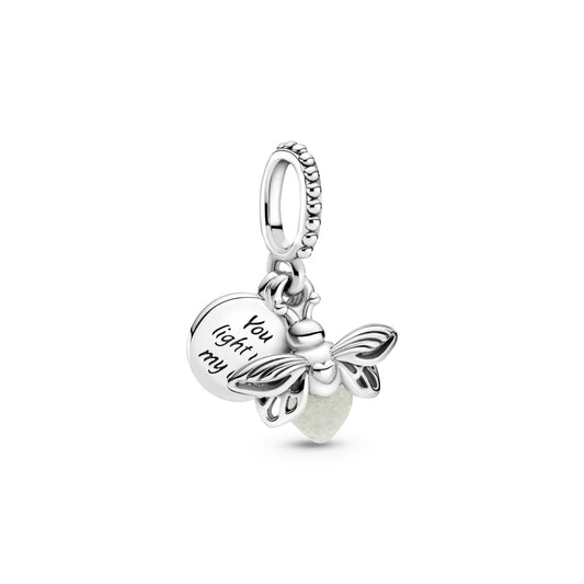 Dije Charm Luciérnaga Evangeline Plata
