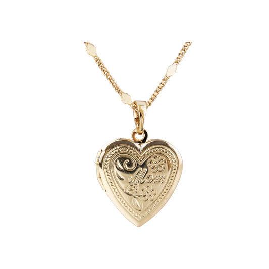 Collar Relicario Mom Dorado Rose