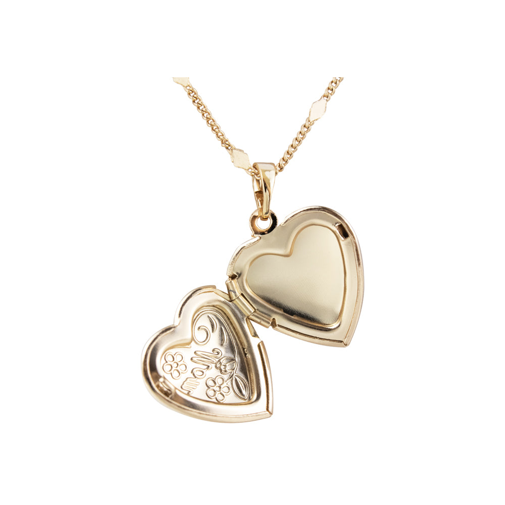 Collar Relicario Mom Dorado Rose