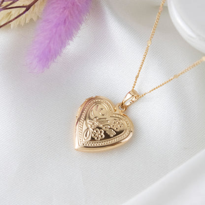 Collar Relicario Mom Dorado Rose