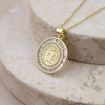 Collar San Benito Dorado