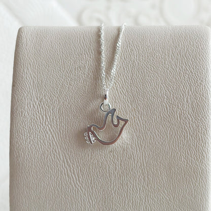 Collar Paz Paloma Plata