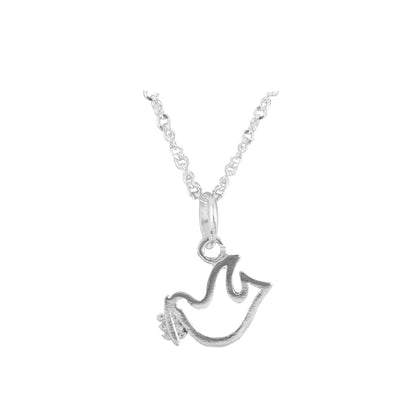 Collar Paz Paloma Plata