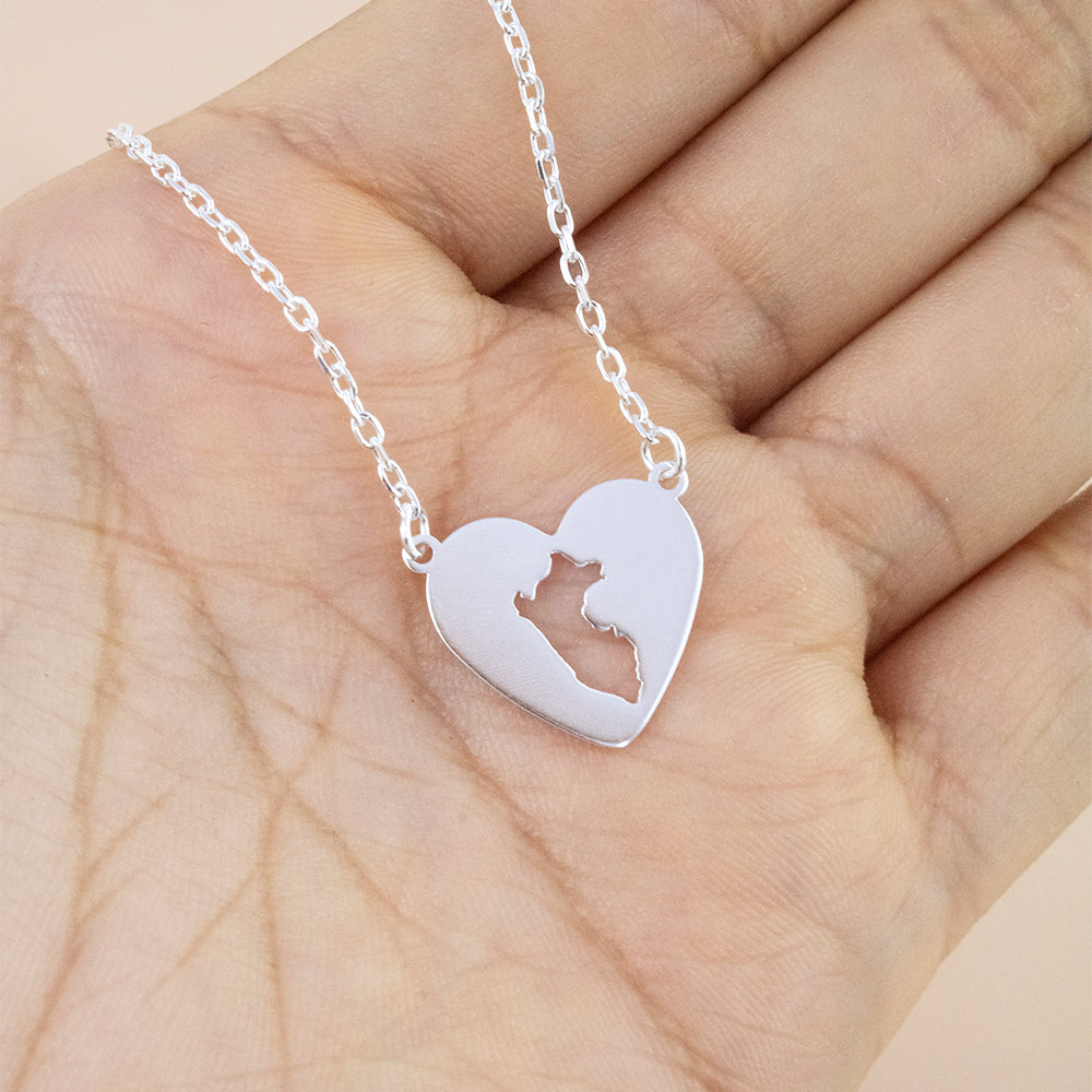 Collar Peru Calado Plata