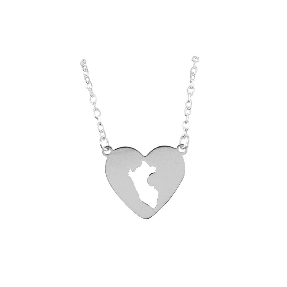 Collar Peru Calado Plata
