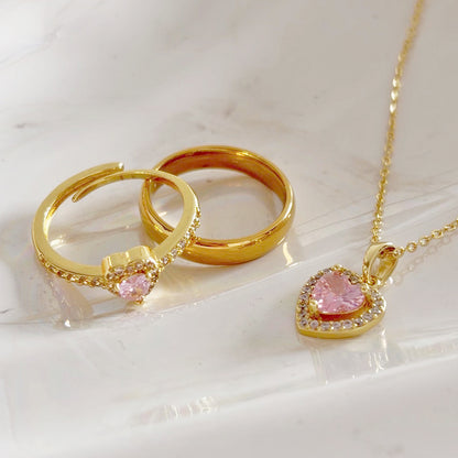 Set Promesa Eterna Dorado Acero