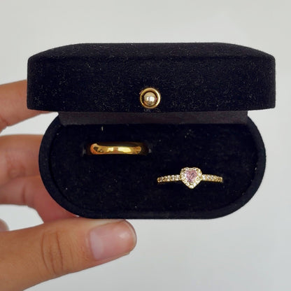 Set Promesa Eterna Dorado Acero