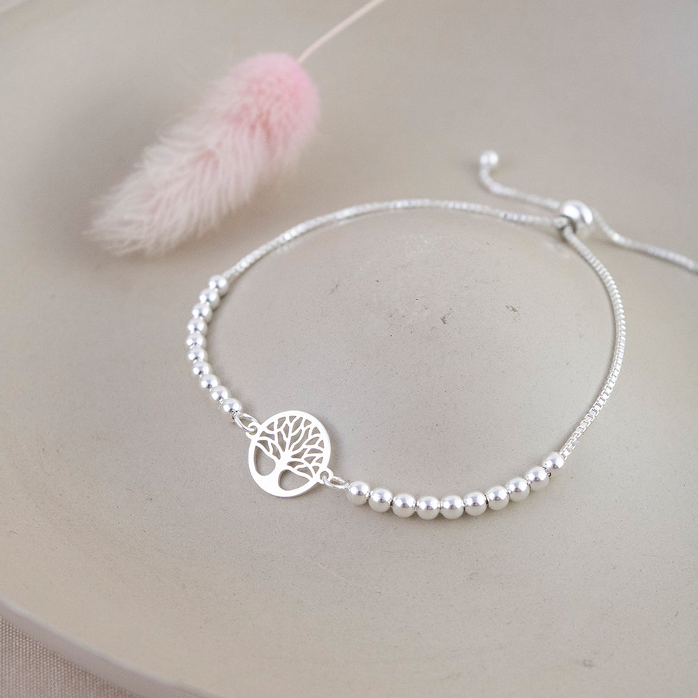 Pulsera Abundancia Regulable Plata