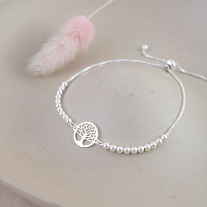 Pulsera Abundancia Regulable Plata