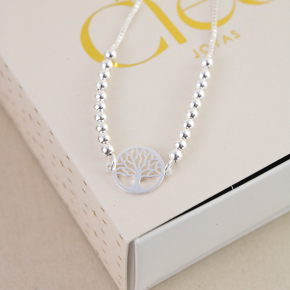 Pulsera Abundancia Regulable Plata