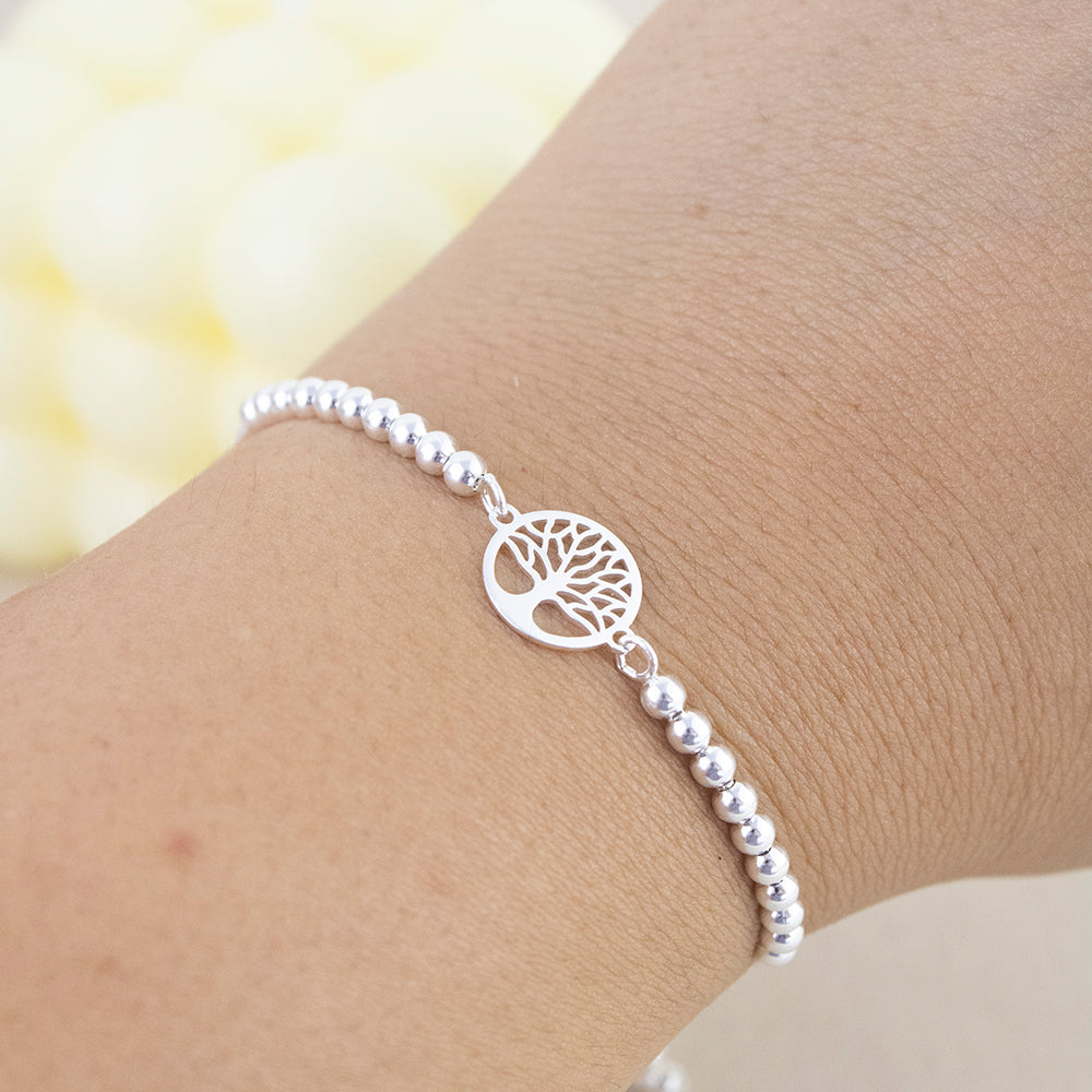 Pulsera Abundancia Regulable Plata