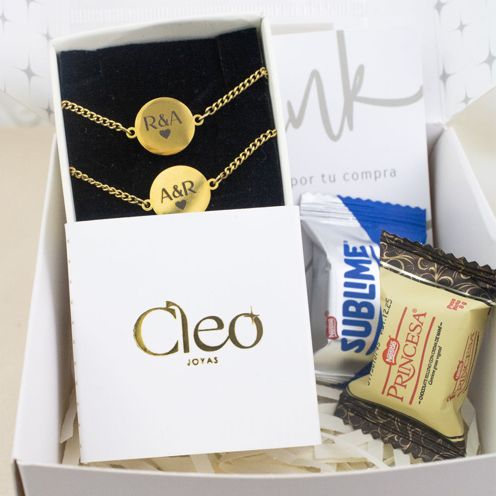 Box Premium Dúo de Pulseras Parejas