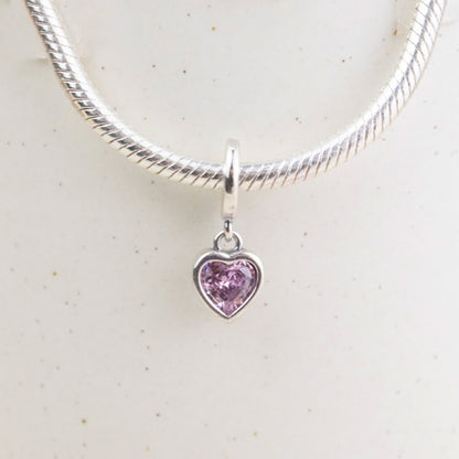 Dije Charm Corazón Rose