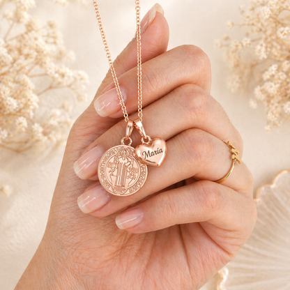 Collar San Benito Grabado Rose