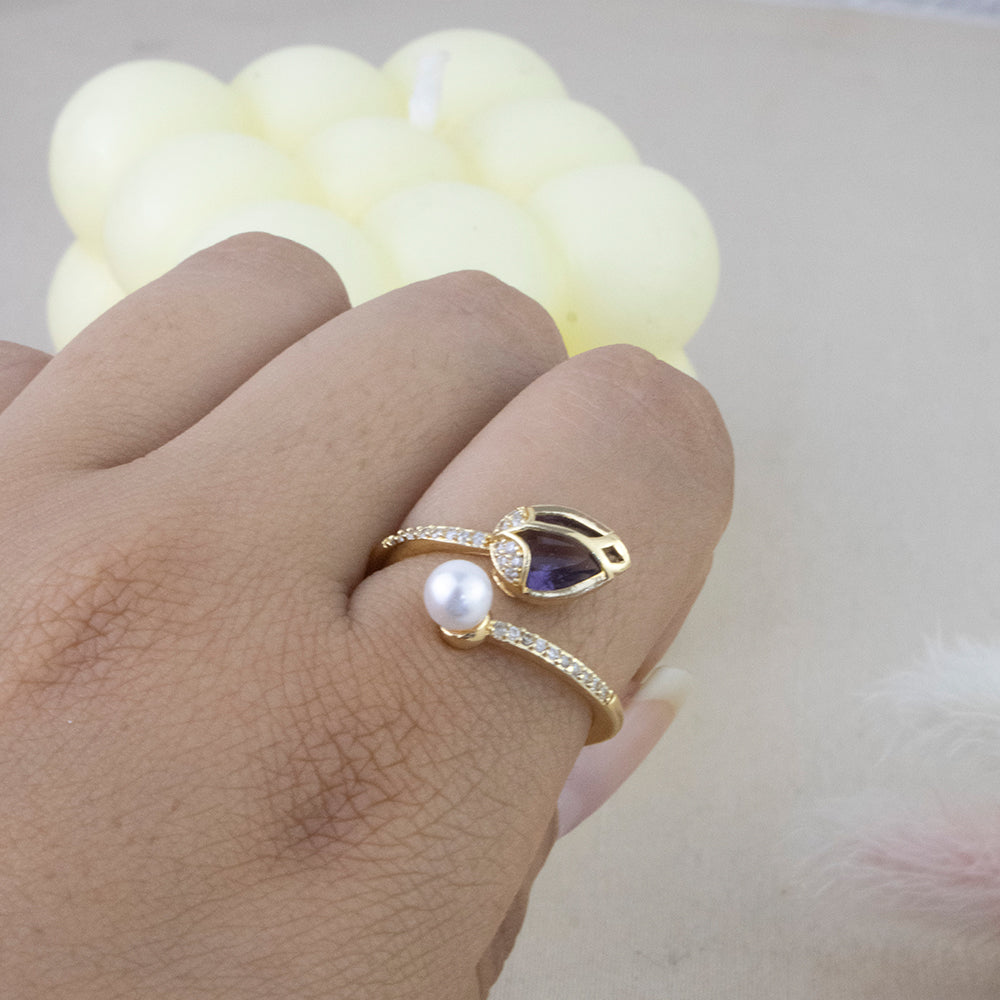 Set  Tulipán Cristal Dorado