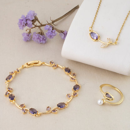 Set  Tulipán Cristal Dorado