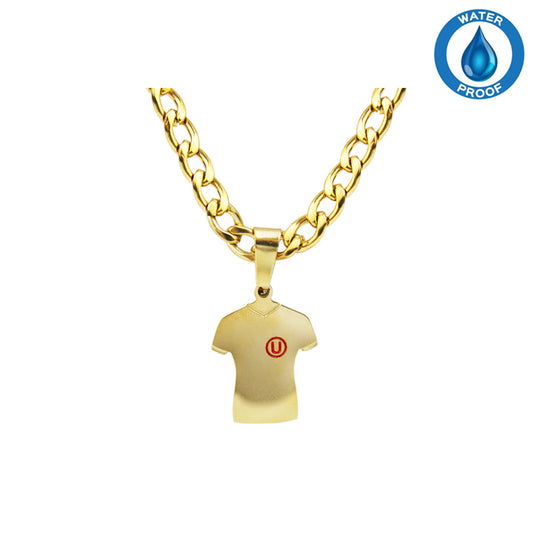 Collar Universitario Camiseta Dorado